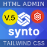 Synto – Tailwind HTML Admin Dashboard Template