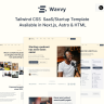 Wavvy Tamplate Tailwind/HTML
