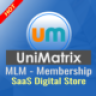 UniMatrix - Membership and MLM Script with SaaS Digital Store