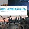 JUX Horizontal Accordion Gallery